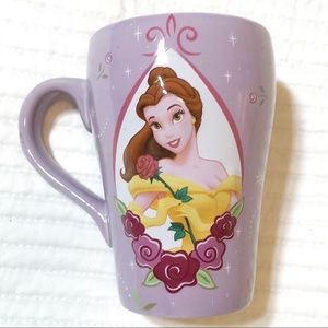 Disney Princess Belle Portrait Mug Lavender NWOT